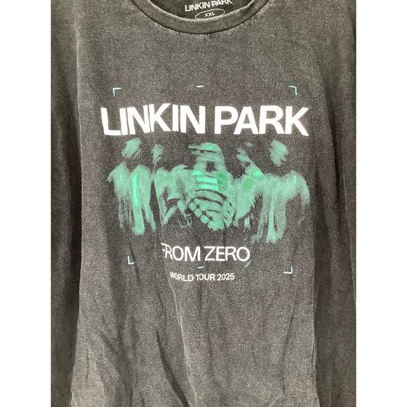 Linkin Park Men's XXL Black From Zero Blurry World Tour 2025 Graphic Tee G11-6 - Picture 3 of 6
